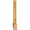 Ekena Millwork Portland Rough Sawn Timber Gable Bracket, Western Red Cedar, 96"W x 36"H x 4"D x 6"F, 9/12 Pitch GBW096X36X0406POR00RWR - alternate 4